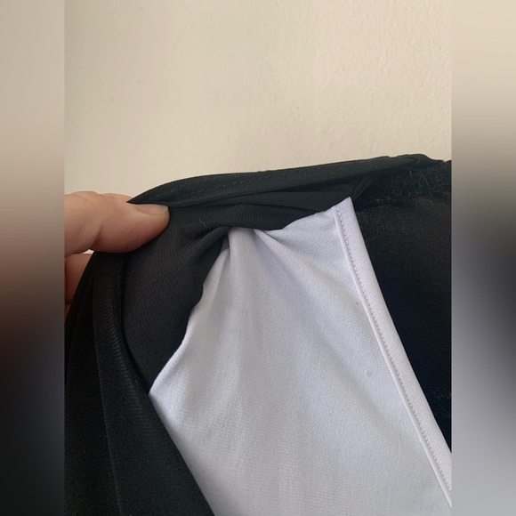 CM Shapes Black & White Blouse, New w/Tags, size 3X - Picture 2 of 7